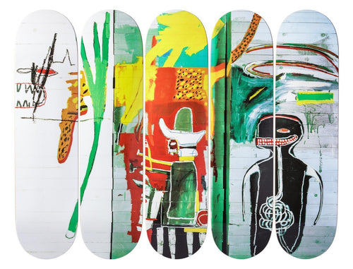 Jean-Michel Basquait- Untitled,1985 -Skateboards - aptiques by Authentic PreOwned