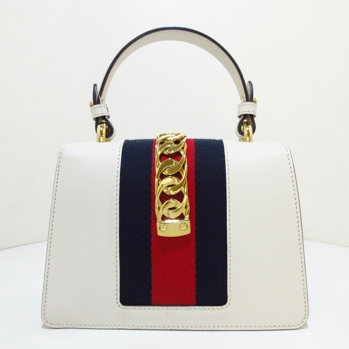 GUCCI Sylvie Leather Mini Handbag - aptiques by Authentic PreOwned