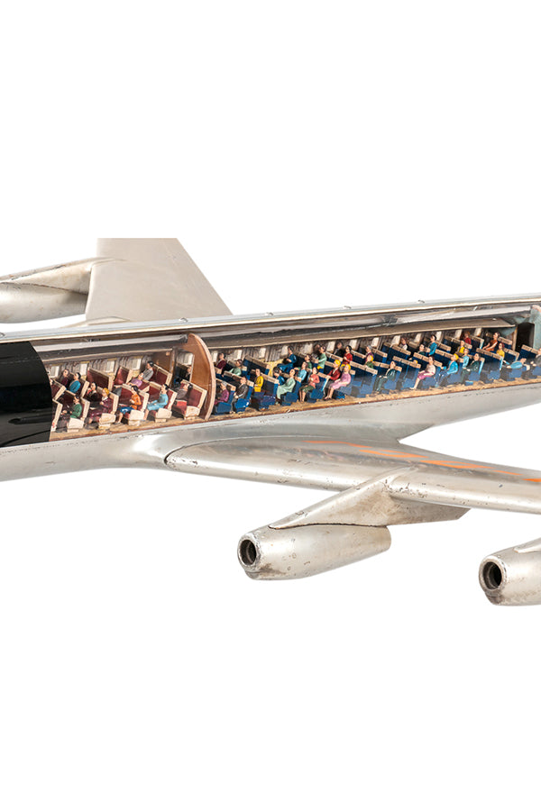 KLM DC8 Large Aircraft Cutaway Model - aptiques by Authentic PreOwned