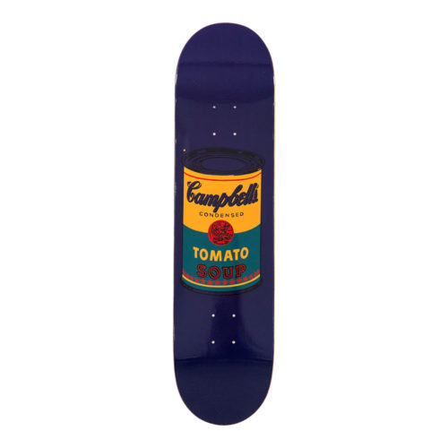 Andy Warhol-Campbell's Soup Can-Teal Skateboard