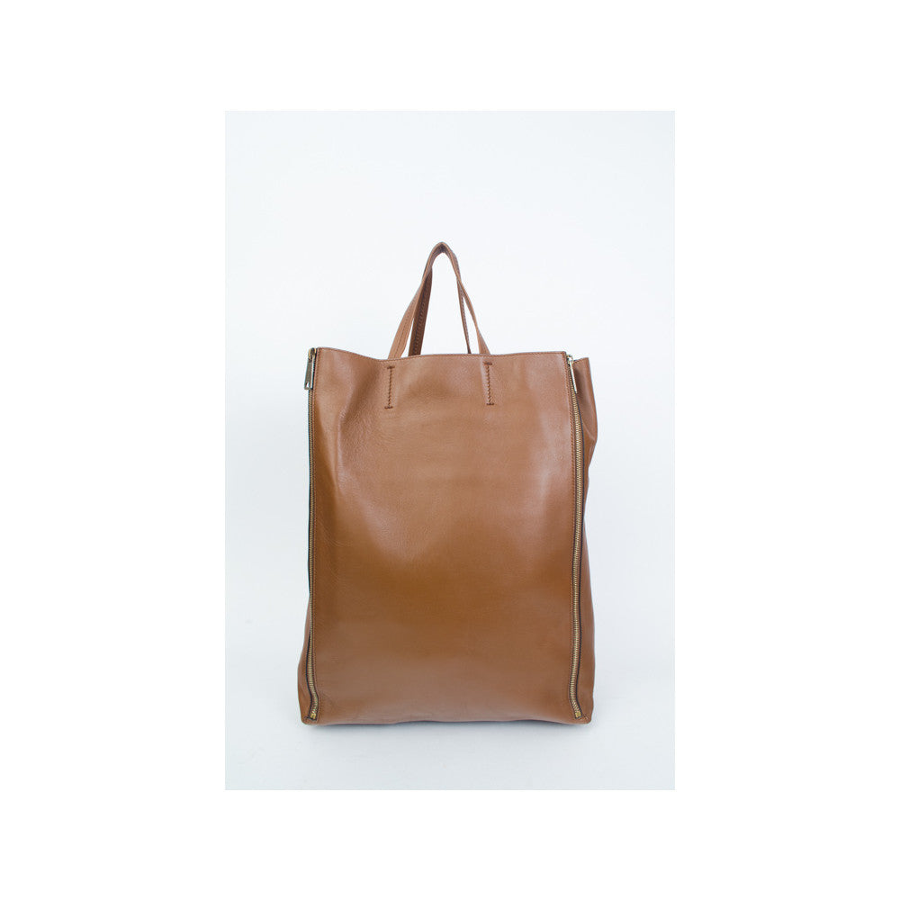 Celine Vertical Gusset Cabas Tote Camel - aptiques by Authentic PreOwned