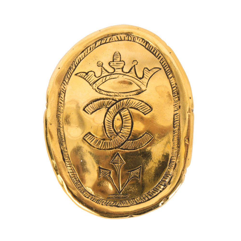 Chanel Medallion Brooch