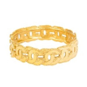 Chanel Vintage Double CC Logo Bangle