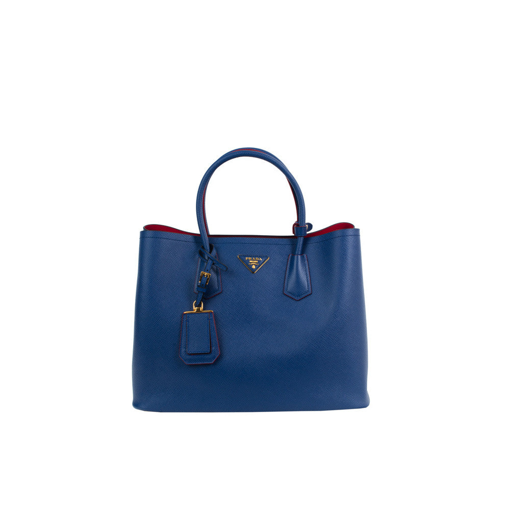Prada Saffiano Bluette