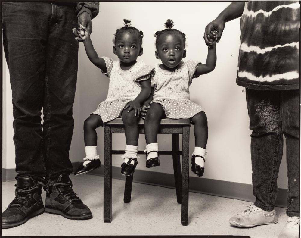 Vashira and Tashira Hargrove, Twins in help shelter, New York 1993