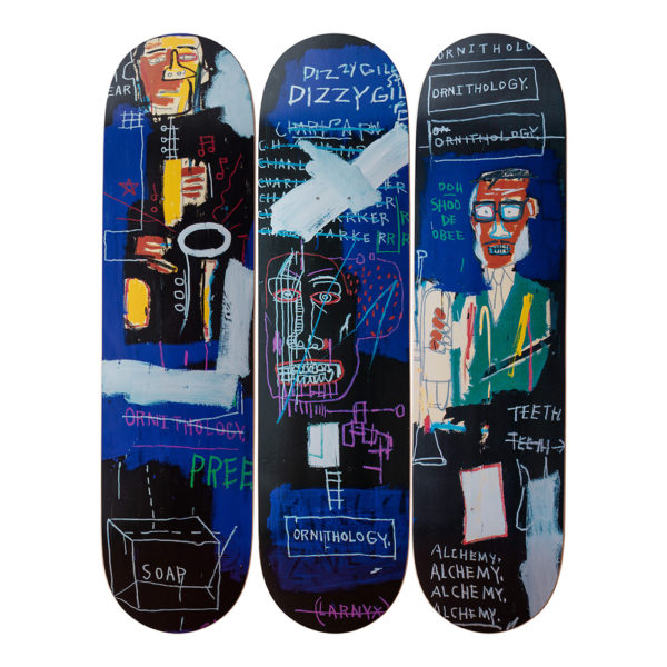 Jean- Michel Basquait- Horn Players, 1983-Skateboards