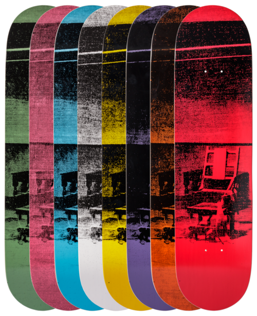 Andy Warhol-Electric Chair-Box-Skateboards