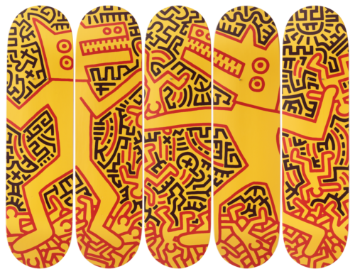 Keith Haring-Monsters-Skateboards