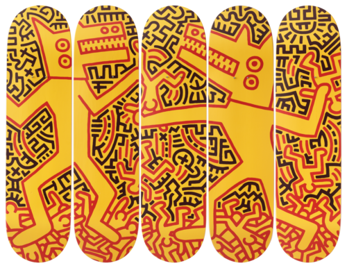 Keith Haring-Monsters-Skateboards - aptiques by Authentic PreOwned