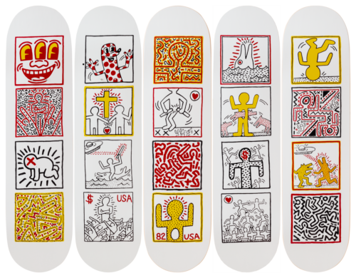 Keith Haring-One Man Show-Skateboards