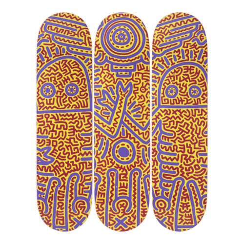 Keith Haring-Untitled-1984-Skateboards