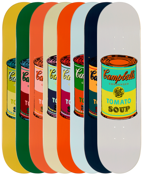 Andy Warhol-Campbell Soup Cans-Skateboards