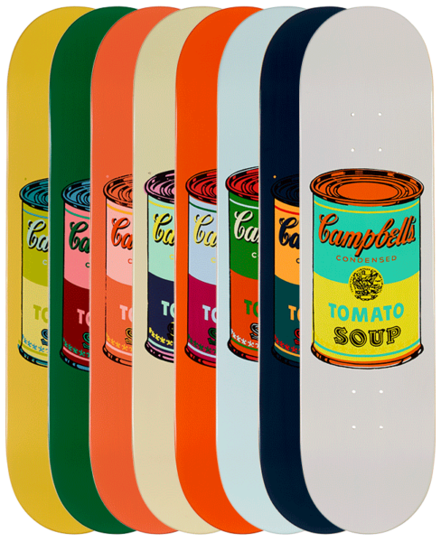Andy Warhol-Campbell Soup Cans-Skateboards - aptiques by Authentic PreOwned