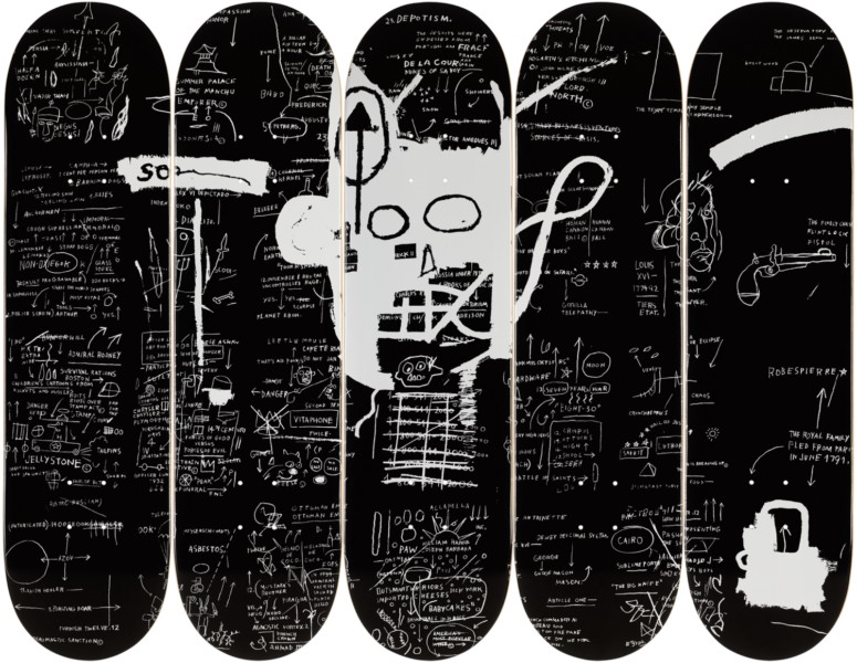 Jean- Michel Basquait- Demon -Skateboards