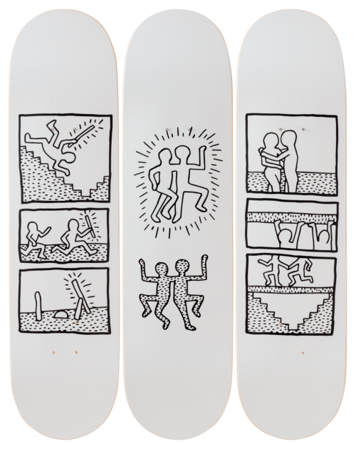 Keith Haring-Untitled, 1981-Skateboards - aptiques by Authentic PreOwned