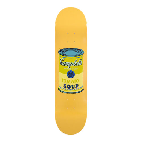 Andy Warhol-Campbell's Soup Can-Beige Skateboard