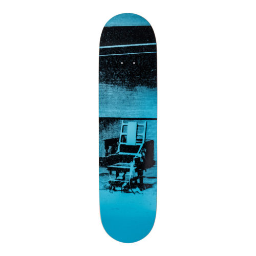 Andy Warhol-Electric Chair Blue-Skateboard