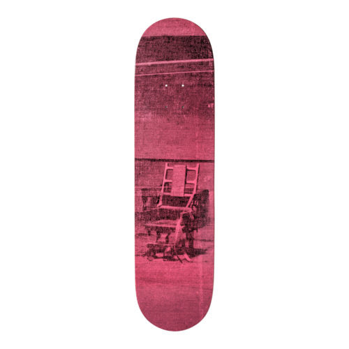 Andy Warhol-Electric Chair-Pink-Skateboard