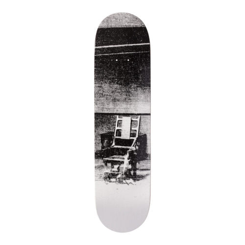 Andy Warhol-Electric Chair White-Skateboard - aptiques by Authentic PreOwned