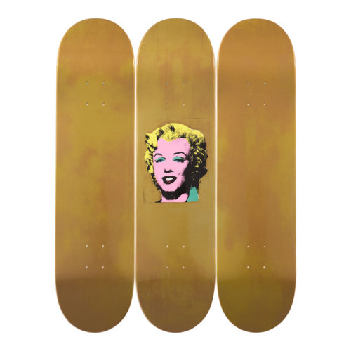 Andy Warhol-Gold Mariyln-Skateboards