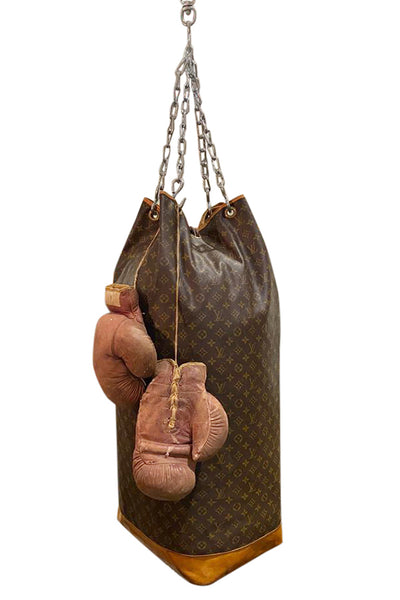 Louis Vuitton Punching Bag, Boxing Gloves, Matt and Case Est