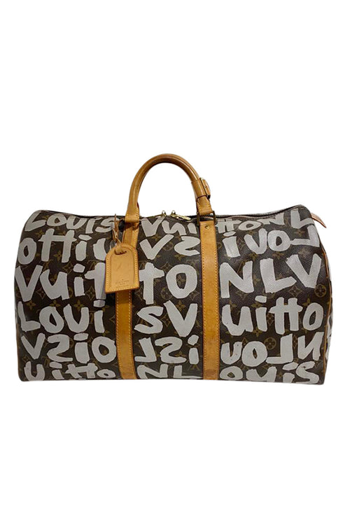 Louis Vuitton Graffiti -Stephen Sprouse Keepall 50 - aptiques by Authentic PreOwned