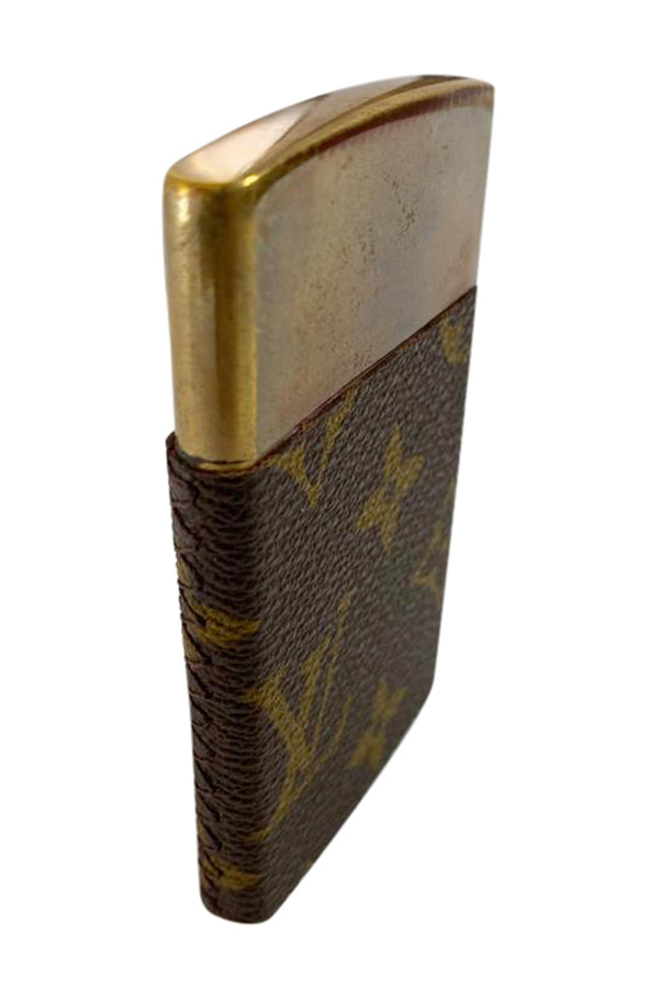 Custom Brass Card Case with Louis Vuitton cover