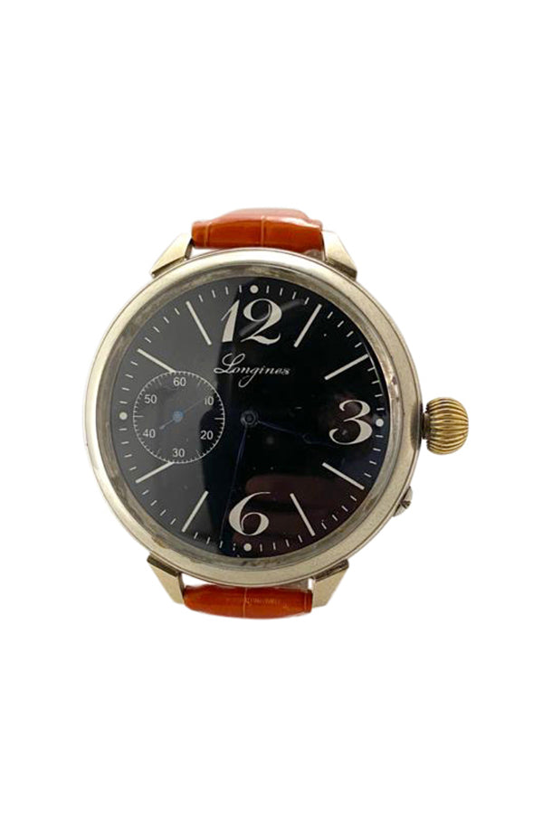 Longines Black Dial Antique Watch