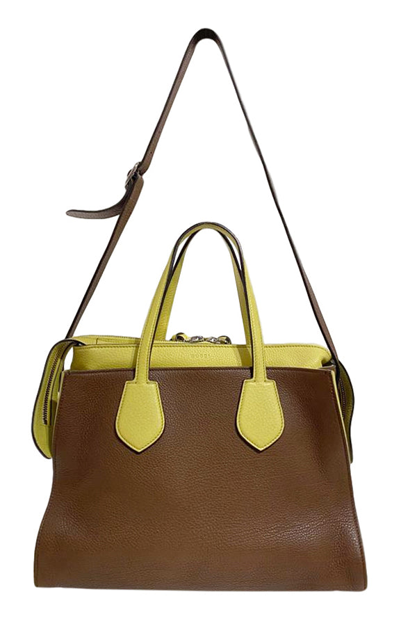 Gucci Pebble Leather Handbag