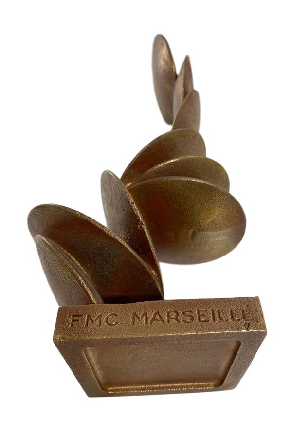 Modernist Abstract Bronze Sculpture - aptiques by Authentic PreOwned