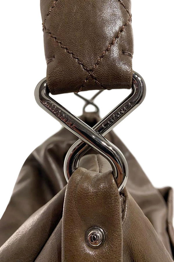 Chanel 8 Knots Olive Hobo - aptiques by Authentic PreOwned