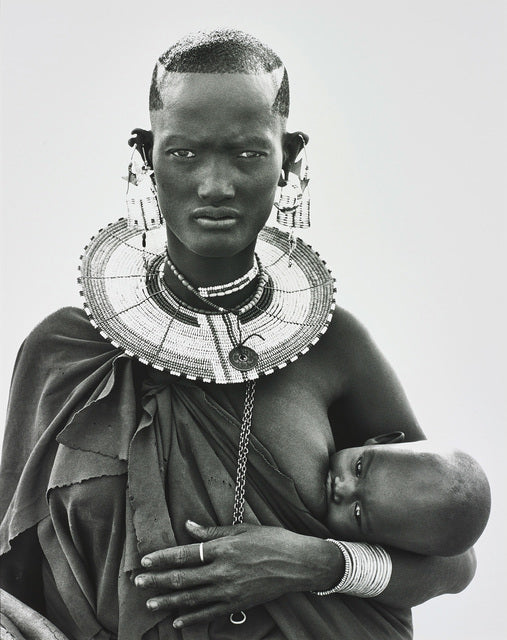 Maasai woman and child, Africa 1993