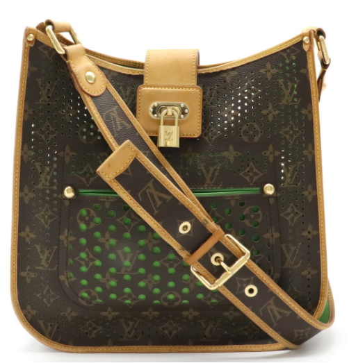 Louis Vuitton Monogram Perforated Musette Crossbody Bag - Brown