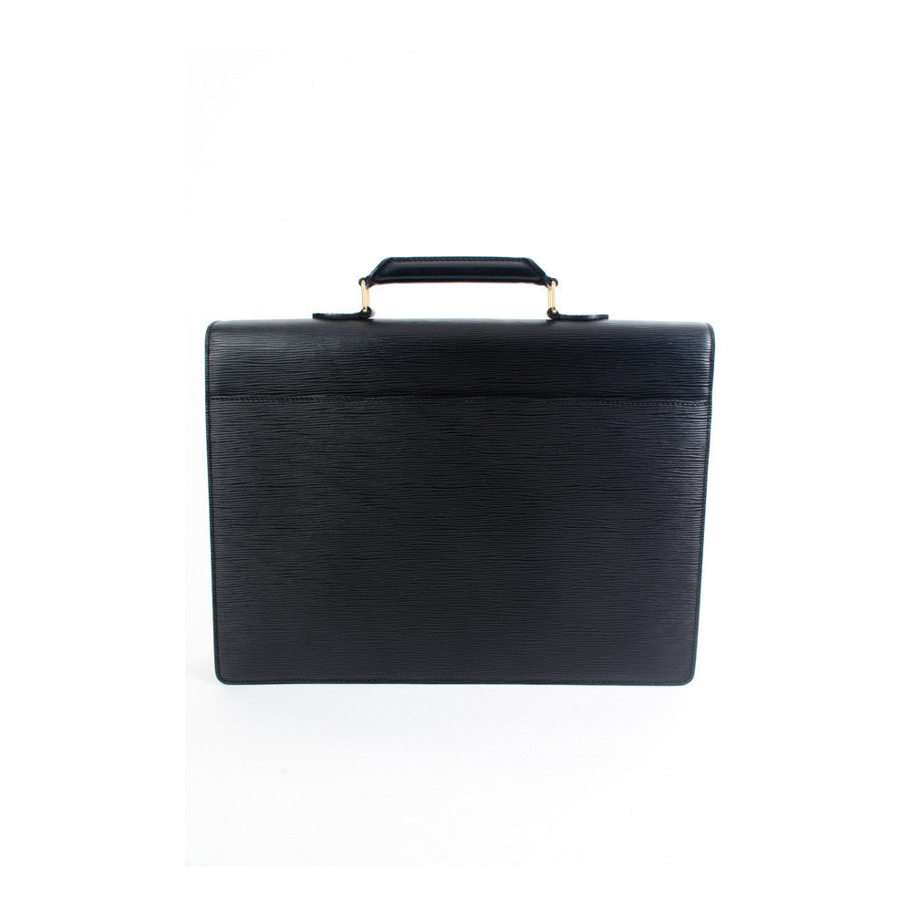 Louis Vuitton Conseiller Black Epi Briefcase - aptiques by Authentic PreOwned