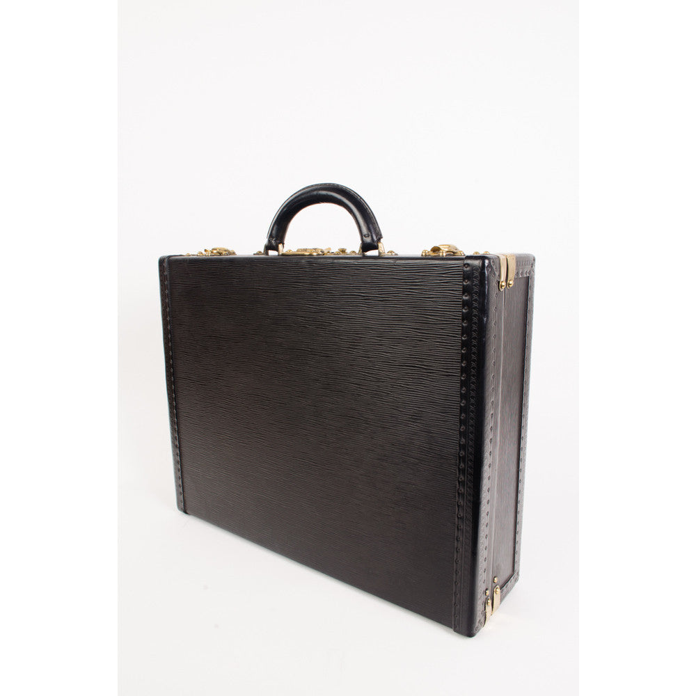 Louis Vuitton Black Epi Leather Briefcase. Great business / laptop bag. -  Harrington & Co.