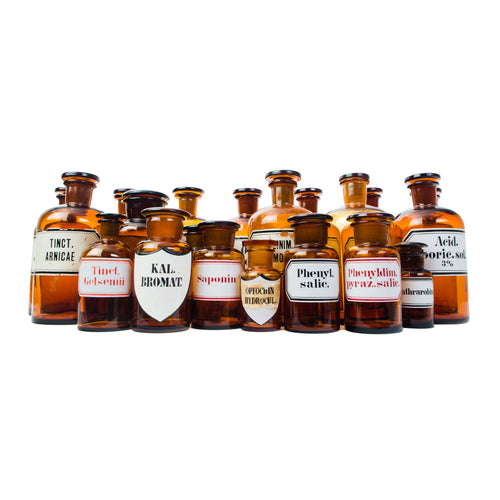 Vintage Apothecary Bottles - aptiques by Authentic PreOwned
