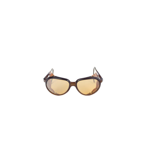 Ray Ban Vintage Leather Aviator Sunglasses