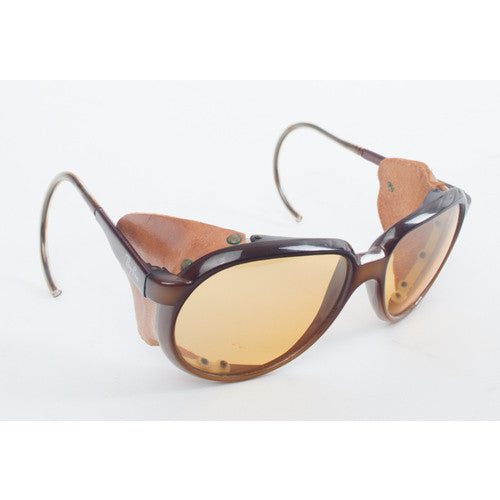 Ray Ban Vintage Leather Aviator Sunglasses aptiques by Authentic