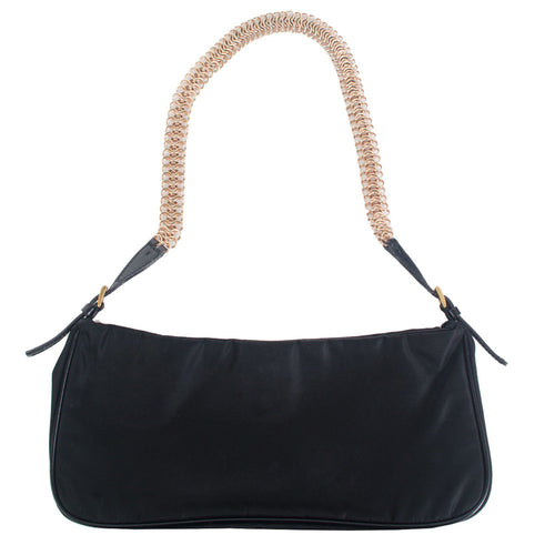 Prada Black Tessuto Nylon Shoulder Bag - aptiques by Authentic PreOwned