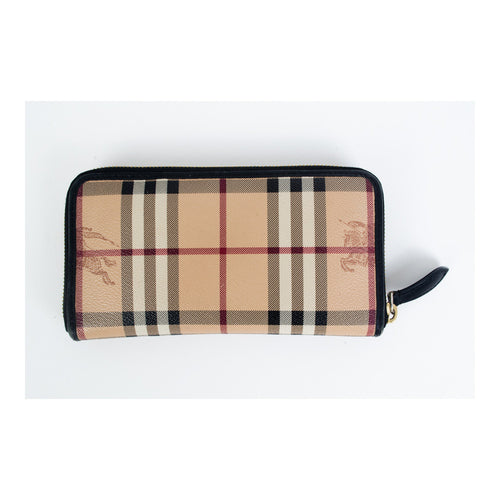 Burberry Zip Around Wallet - aptiques by Authentic PreOwned