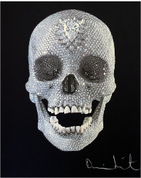 Damien Hirst "For the Love of God" Glazed & Diamond Dust, 772/1000 - aptiques by Authentic PreOwned