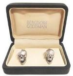 Deakin & Francis 18K Gold Skull Cuff Links - aptiques by Authentic PreOwned