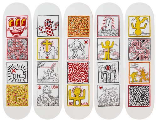 Keith Haring-One Man Show-Skateboards - aptiques by Authentic PreOwned