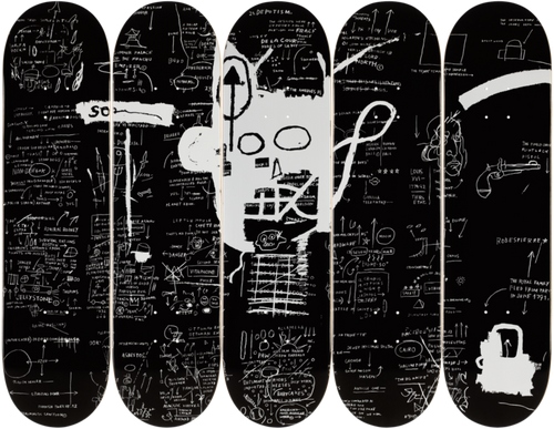 Jean- Michel Basquait- Demon -Skateboards - aptiques by Authentic PreOwned
