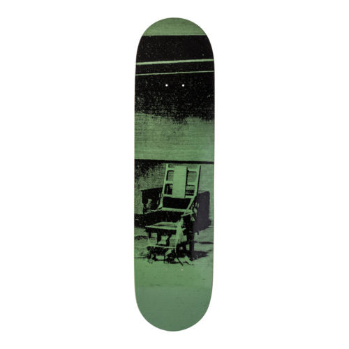 Andy Warhol-Electric Chair-Green-Skateboard - aptiques by Authentic PreOwned