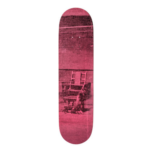 Andy Warhol-Electric Chair-Pink-Skateboard - aptiques by Authentic PreOwned