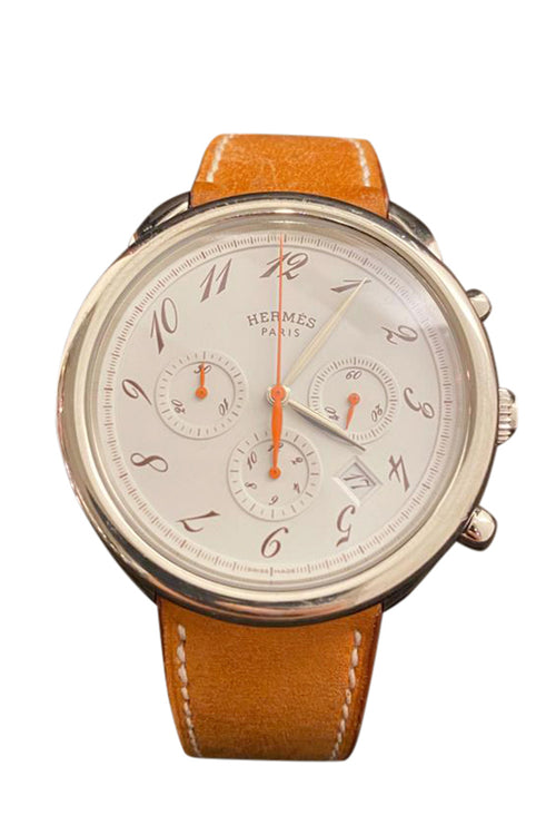 Hermes Arceau Chrono Bridon Watch - aptiques by Authentic PreOwned