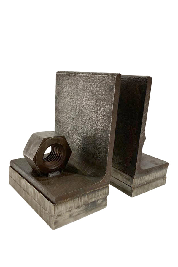 Industrial Book Ends - aptiques by Authentic PreOwned
