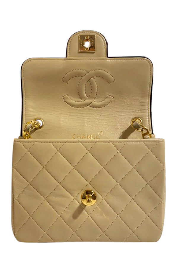 Chanel Classic  Mini Quilted Single Flap Bag - aptiques by Authentic PreOwned