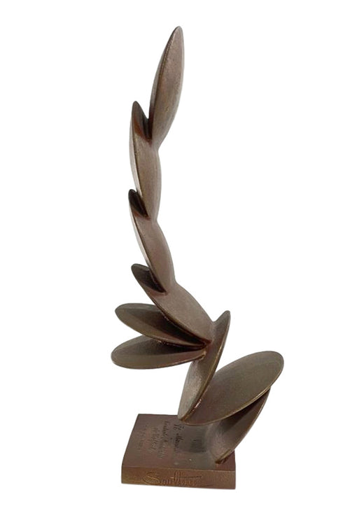 Modernist Abstract Bronze Sculpture - aptiques by Authentic PreOwned